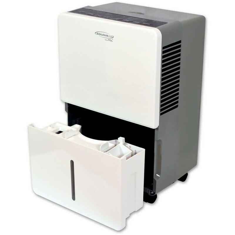 Soleus Air 45 Pint Portable Dehumidifier with Casters | Wayfair